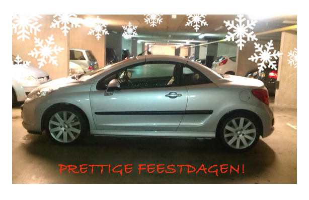 Een beetje materialistische kerst dit jaar... mijn nieuw auto, ik word er wel gelukkig van!